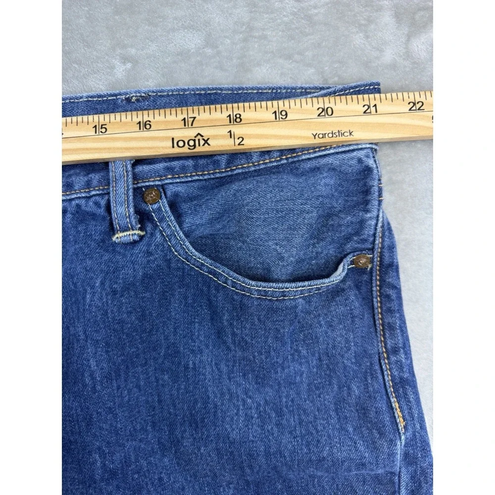 Levis 511 Jeans Mens 42x32 Blue Stretch Slim‎ Fit Tapered Leg Denim Made in USA